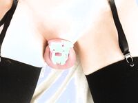 Sissy cd whore lingerie and chastity