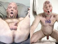 Exposure whore Christopher Allen Foster has a lot to show!!